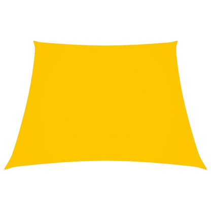 vidaXL Sonnensegel Oxford-Gewebe Trapezförmig 2/4x3 m Gelb