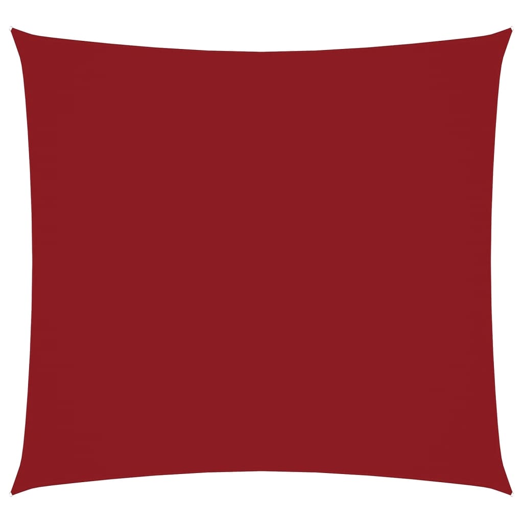 vidaXL Sonnensegel Oxford-Gewebe Quadratisch 2x2 m Rot