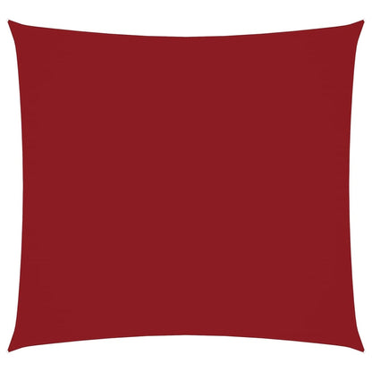 vidaXL Sonnensegel Oxford-Gewebe Quadratisch 2x2 m Rot
