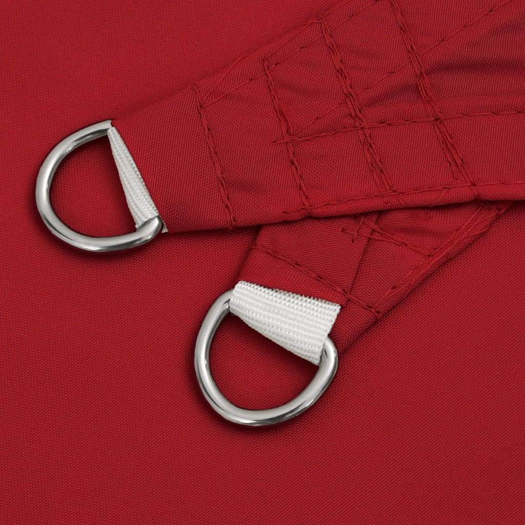 vidaXL Sonnensegel Oxford-Gewebe Quadratisch 2x2 m Rot