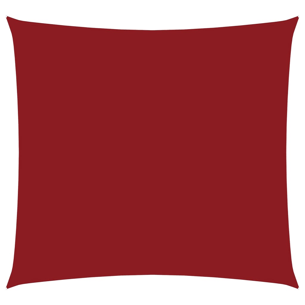 vidaXL Sonnensegel Oxford-Gewebe Quadratisch 2,5x2,5 m Rot