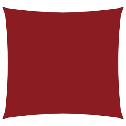 vidaXL Sonnensegel Oxford-Gewebe Quadratisch 2,5x2,5 m Rot