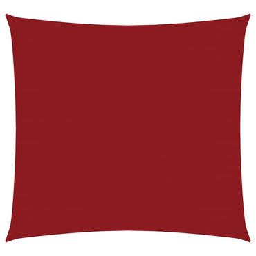vidaXL Sonnensegel Oxford-Gewebe Quadratisch 4x4 m Rot