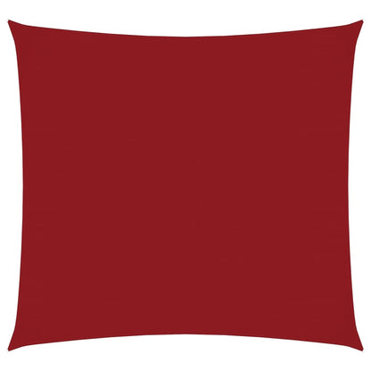 vidaXL Sonnensegel Oxford-Gewebe Quadratisch 4x4 m Rot