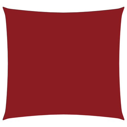 vidaXL Sonnensegel Oxford-Gewebe Quadratisch 4,5x4,5 m Rot