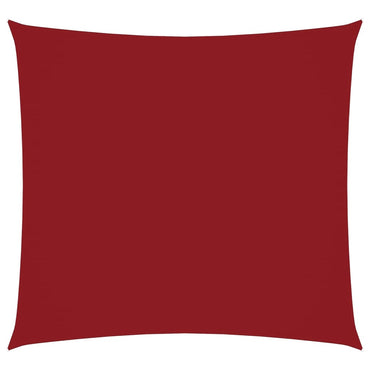 vidaXL Sonnensegel Oxford-Gewebe Quadratisch 6x6 m Rot