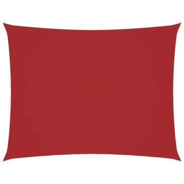 vidaXL Voile d'ombrage Tissu Oxford Rectangulaire 2x3,5 m Rouge