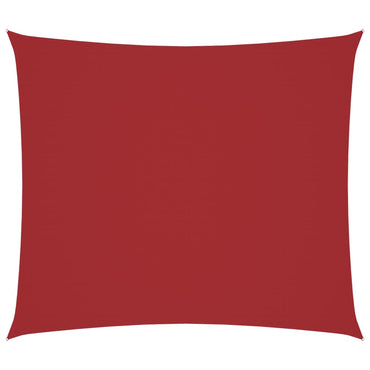 vidaXL Voile d'ombrage en tissu Oxford rectangulaire 2,5x3 m rouge
