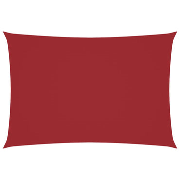 vidaXL Voile d'ombrage Tissu Oxford Rectangulaire 2,5x4,5 m Rouge