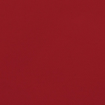 vidaXL Voile d'ombrage en tissu Oxford rectangulaire 2,5x5 m Rouge