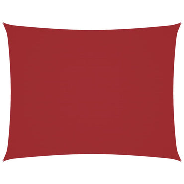 vidaXL Voile d'ombrage Tissu Oxford Rectangulaire 3x4 m Rouge