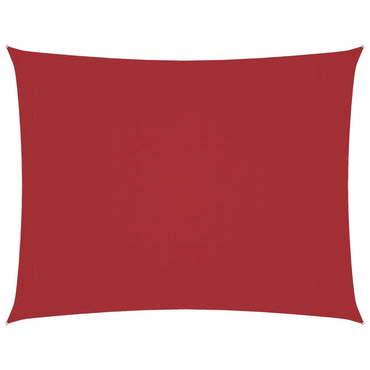 vidaXL Voile d'ombrage en tissu Oxford rectangulaire 3x4,5 m rouge