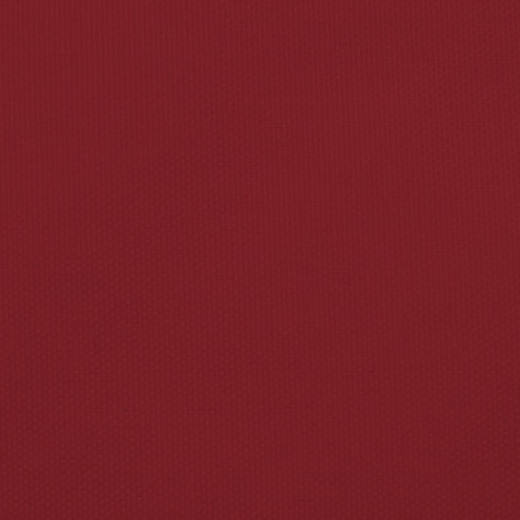 vidaXL Sonnensegel Oxford-Gewebe Rechteckig 3,5x4,5 m Rot