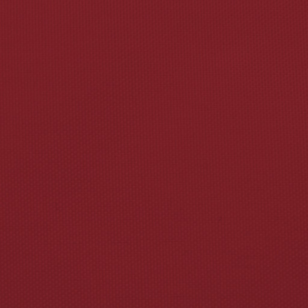 vidaXL Sonnensegel Oxford-Gewebe Rechteckig 3,5x5 m Rot