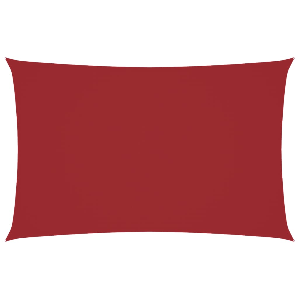 vidaXL Sonnensegel Oxford-Gewebe Rechteckig 5x8 m Rot