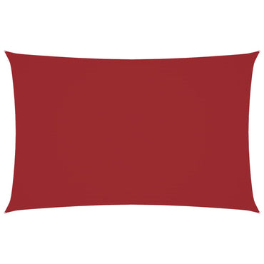 vidaXL Sonnensegel Oxford-Gewebe Rechteckig 5x8 m Rot