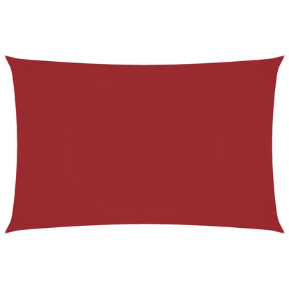 vidaXL Sonnensegel Oxford-Gewebe Rechteckig 5x8 m Rot