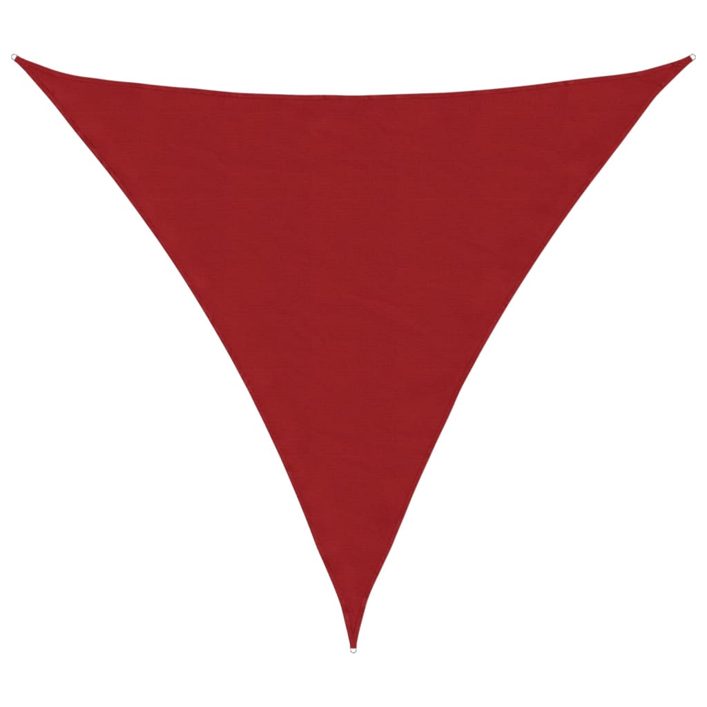 vidaXL Sonnensegel Oxford-Gewebe Dreieckig 4,5x4,5x4,5 m Rot
