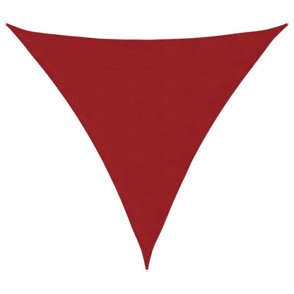 vidaXL Sonnensegel Oxford-Gewebe Dreieckig 4,5x4,5x4,5 m Rot