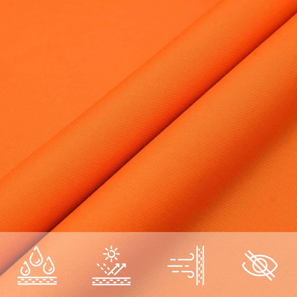 vidaXL Voile d'ombrage Tissu Oxford Rectangulaire 2,5x3,5 m Orange