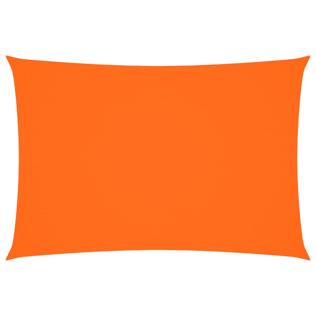 vidaXL Voile d'ombrage rectangulaire en tissu Oxford 3x5 m orange