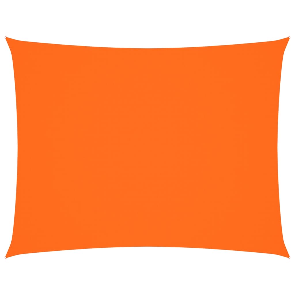 vidaXL Voile d'ombrage Tissu Oxford Rectangulaire 3,5x5 m Orange