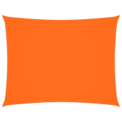 vidaXL Voile d'ombrage Tissu Oxford Rectangulaire 3,5x5 m Orange