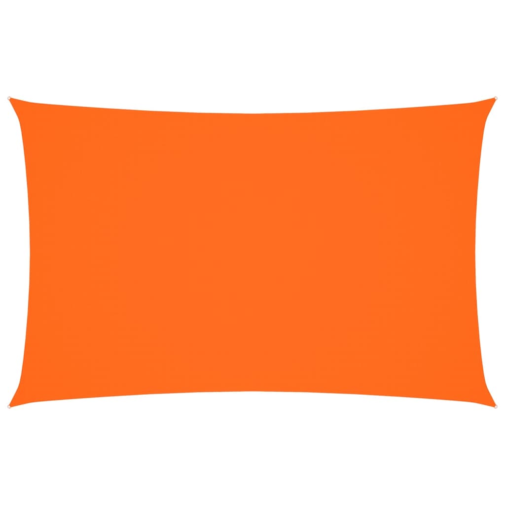 vidaXL Voile d'ombrage rectangulaire en tissu Oxford 4x7 m Orange