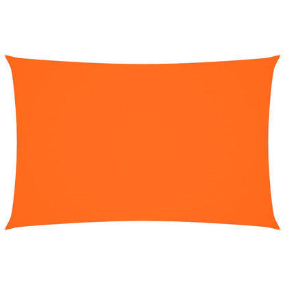 vidaXL Voile d'ombrage rectangulaire en tissu Oxford 4x7 m Orange
