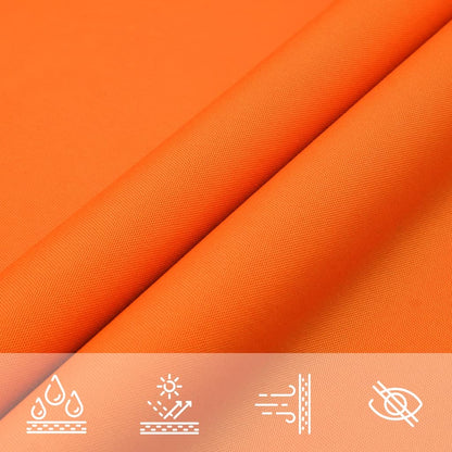vidaXL Voile d'ombrage rectangulaire en tissu Oxford 4x7 m Orange