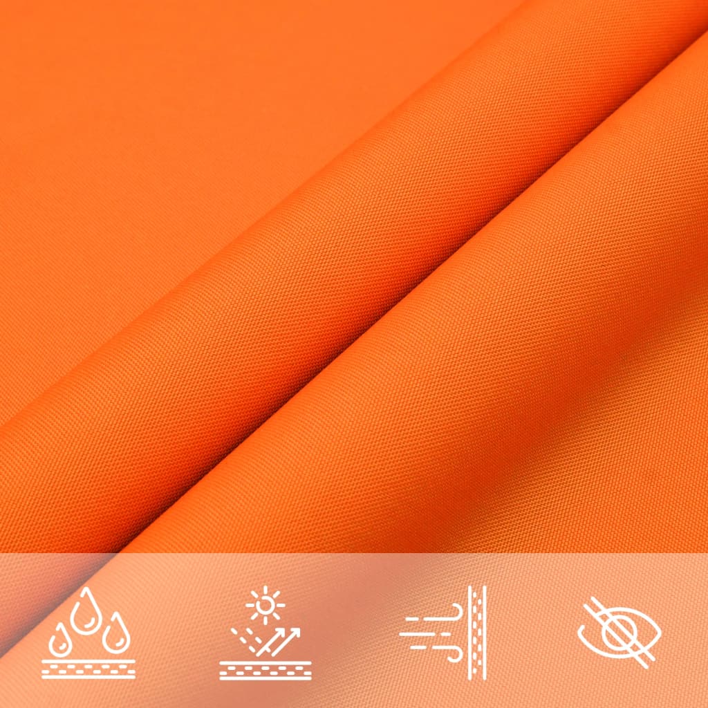vidaXL Voile d'ombrage rectangulaire en tissu Oxford 6x7 m Orange