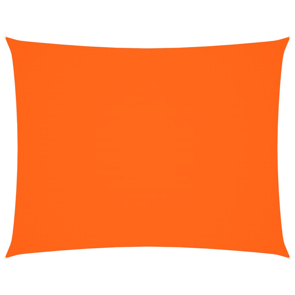 vidaXL Voile d'ombrage rectangulaire en tissu Oxford 6x8 m Orange