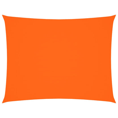 vidaXL Voile d'ombrage rectangulaire en tissu Oxford 6x8 m Orange