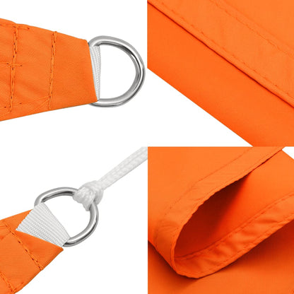 vidaXL Sonnensegel Oxford-Gewebe Dreieckig 3x4x4 m Orange