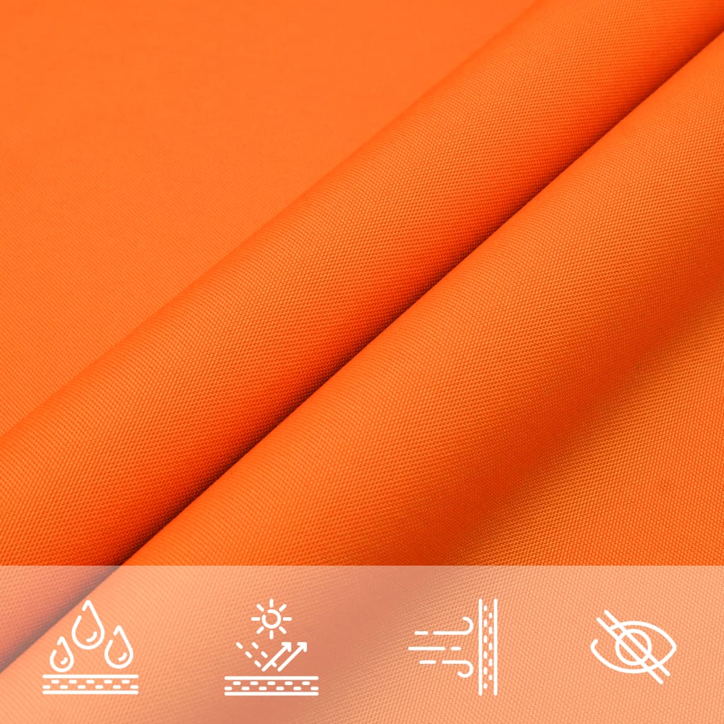 vidaXL Sonnensegel Oxford-Gewebe Dreieckig 5x5x6 m Orange