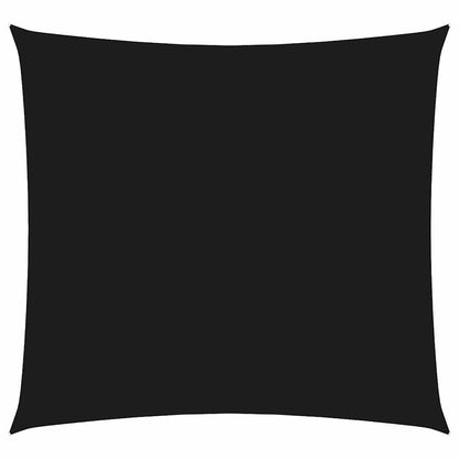 vidaXL Voile d'ombrage en tissu Oxford carré 2x2 m noir