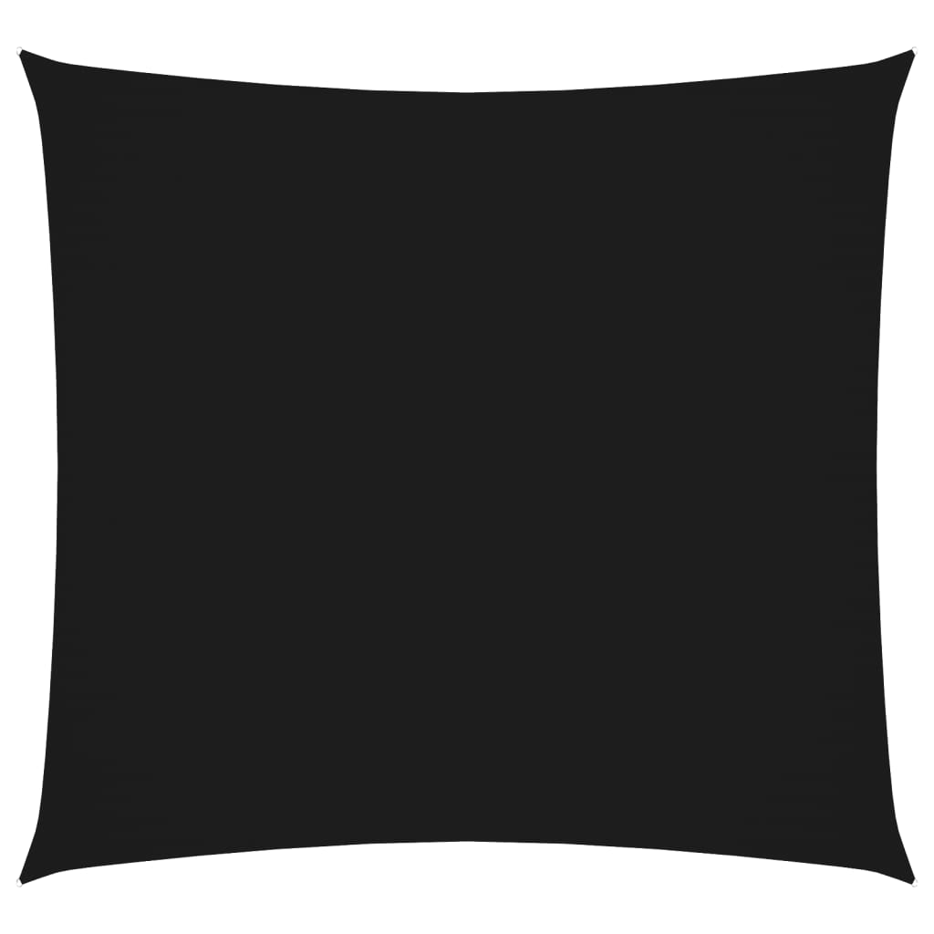 vidaXL Voile d'ombrage en tissu Oxford Carré 2,5x2,5 m Noir