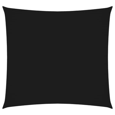 vidaXL Voile d'ombrage Oxford Carré 3,6x3,6 m Noir