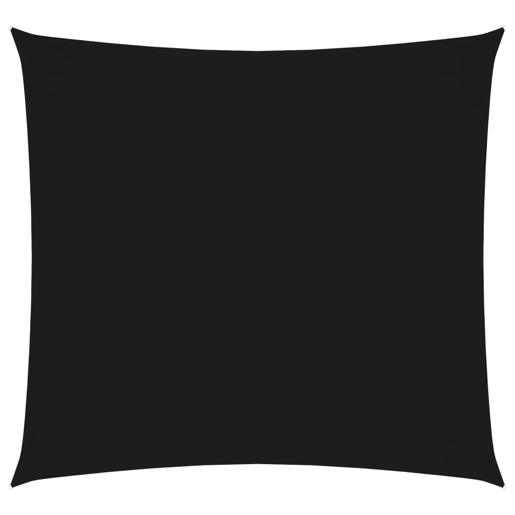vidaXL Voile d'ombrage en tissu Oxford Carré 4,5x4,5 m Noir