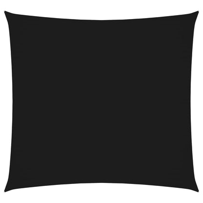 vidaXL Voile d'ombrage Tissu Oxford Carré 5x5 m Noir
