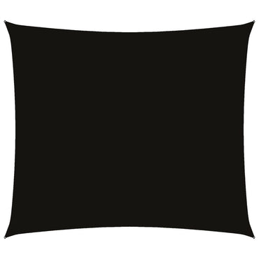 vidaXL Voile d'ombrage rectangulaire en tissu Oxford 2x2,5 m noir