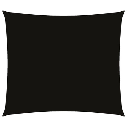 vidaXL Voile d'ombrage rectangulaire en tissu Oxford 2x2,5 m noir