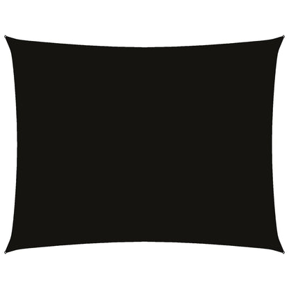 vidaXL Voile d'ombrage en tissu Oxford rectangulaire 2x3,5 m noir