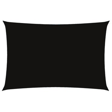 vidaXL Voile d'ombrage en tissu Oxford rectangulaire 2x4 m Noir