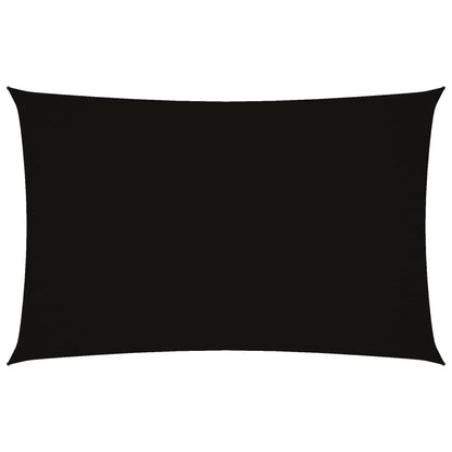 vidaXL Sonnensegel Oxford-Gewebe Rechteckig 2x4,5 m Schwarz