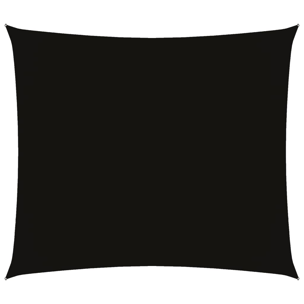 vidaXL Sonnensegel Oxford-Gewebe Rechteckig 2,5x3 m Schwarz