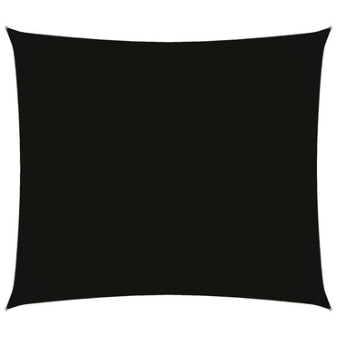 vidaXL Sonnensegel Oxford-Gewebe Rechteckig 2,5x3 m Schwarz