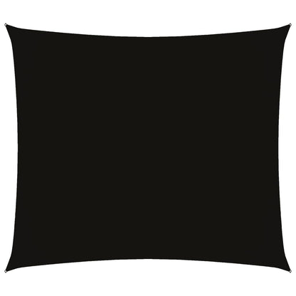 vidaXL Sonnensegel Oxford-Gewebe Rechteckig 2,5x3 m Schwarz