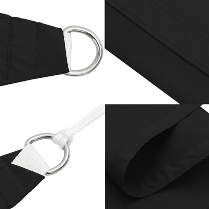 vidaXL Sonnensegel Oxford-Gewebe Rechteckig 2,5x3 m Schwarz