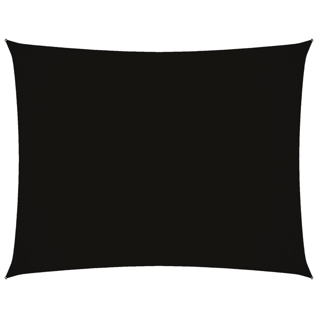 vidaXL Sonnensegel Oxford-Gewebe Rechteckig 2,5x3,5 m Schwarz